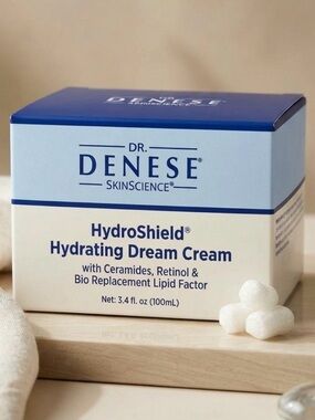Dr. Denese HydroShield Hydrating Dream Cream Face Moisturizer Retinol 3.4 oz